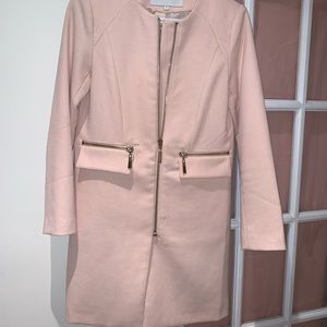 FRNCH pale pink coat